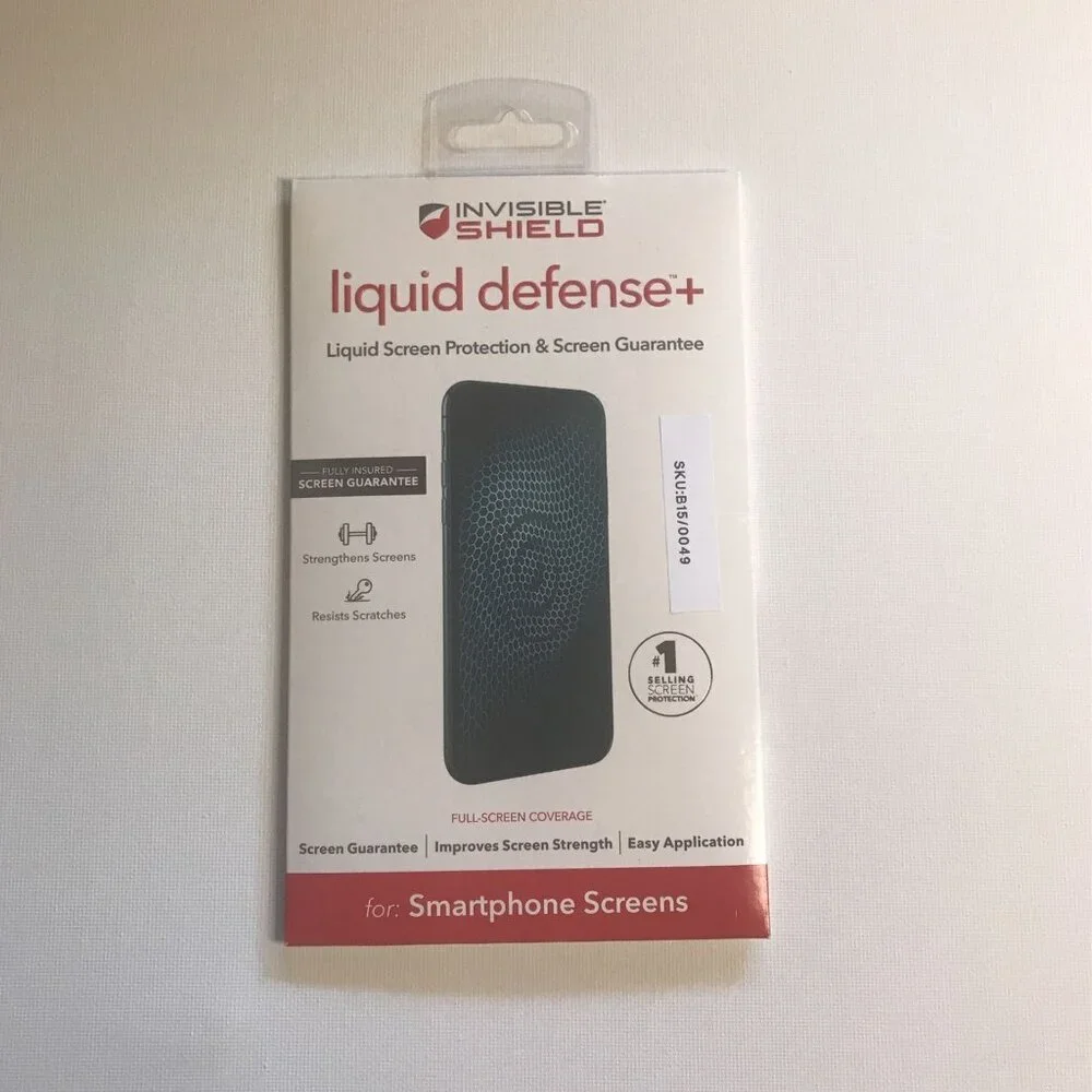 Zagg Invisible Shield Liquid Defense+ Most Mobile Phones